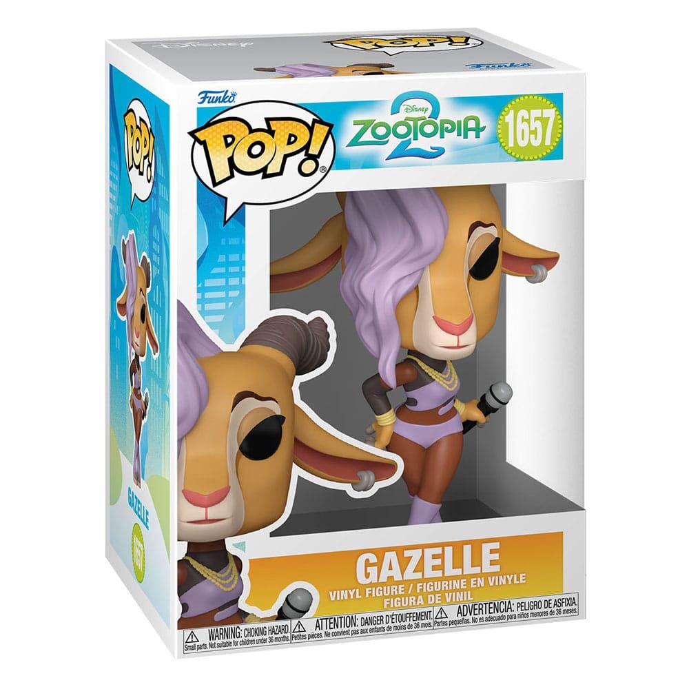 ZOOTOPIA 2 POP! #1657 Movies Vinyl Figur Gazelle - 9 cm ZOOTOPIA 2 POP! #1657 Movies Vinyl Figur Gazelle - 9 cm
