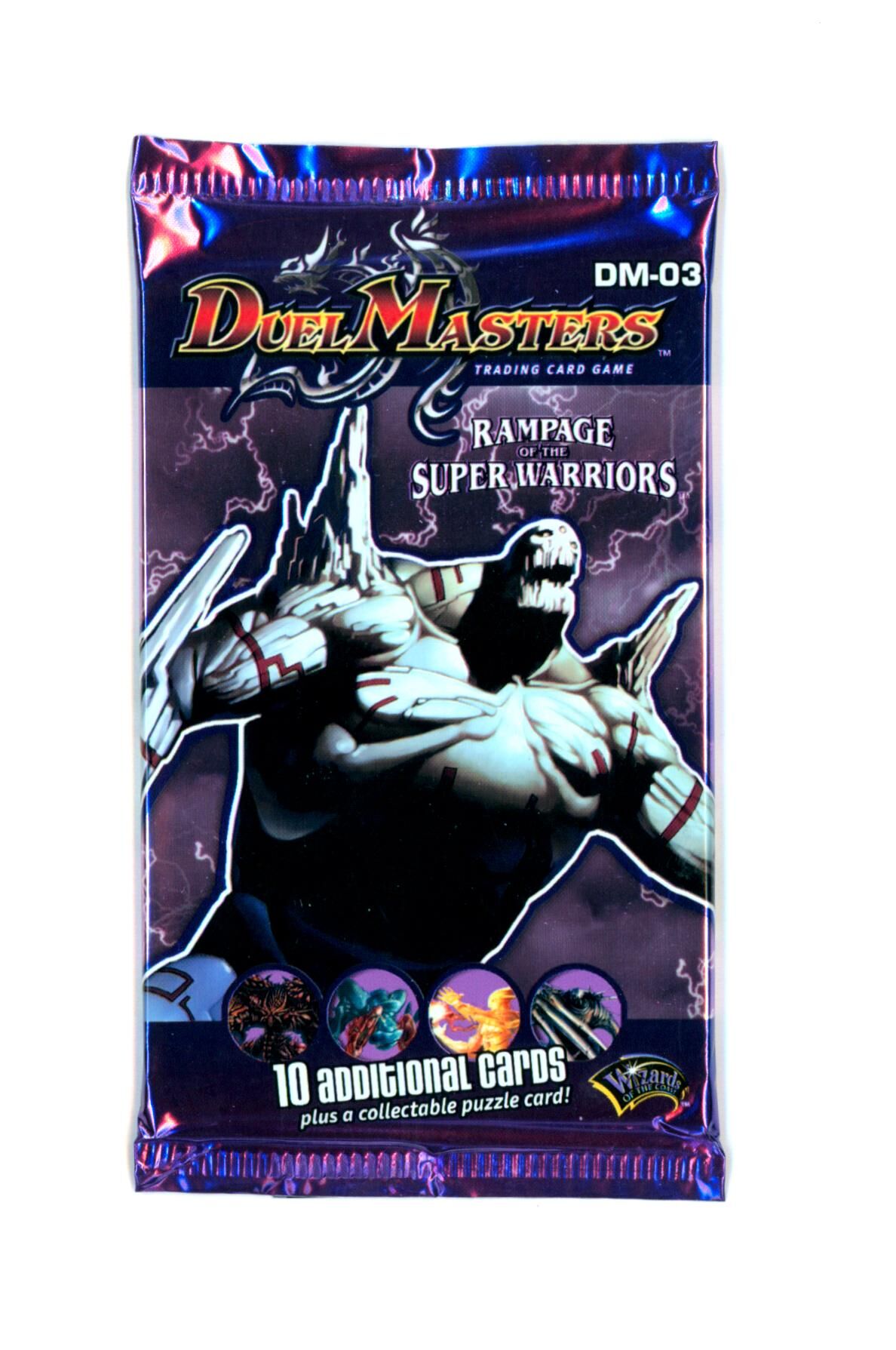 Rampage of the super Warriors Duel Masters TCG Booster Pack DM03 - EN