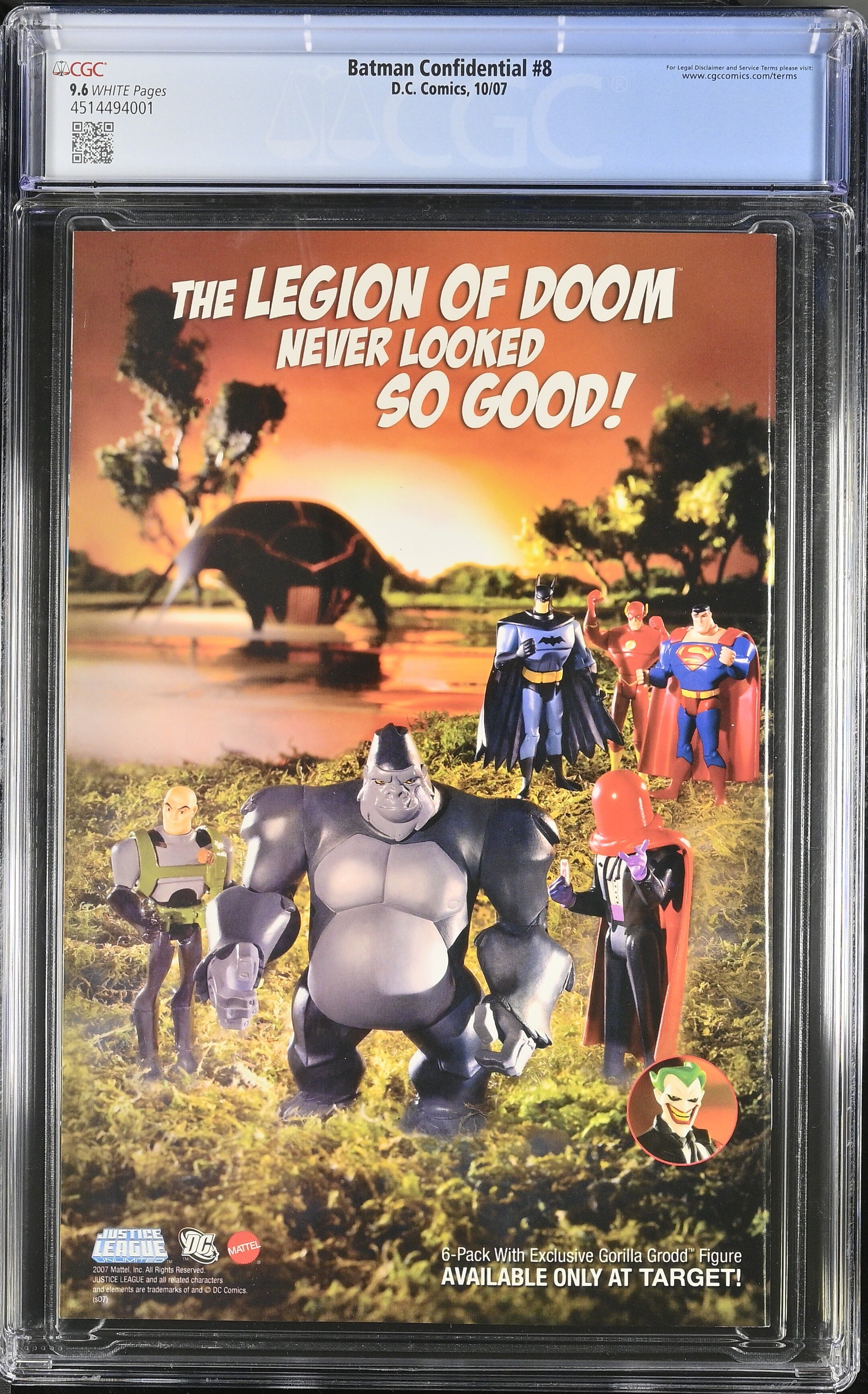 Batman Confidential #8 CGC 9.6 Top Pop!