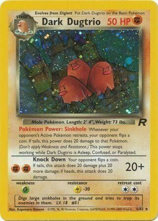 Dark Dugtrio - 6/83 - Unlimited - EN Dark Dugtrio - 6/83 - Unlimited - EN