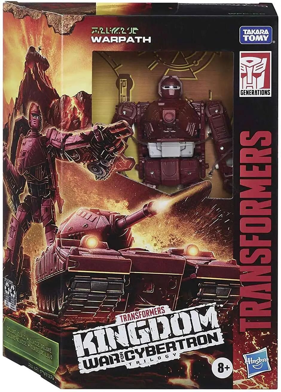 Transformers Generations Kingdom: War for Cybertron Warpath Deluxe Action Figure WFC-K6
