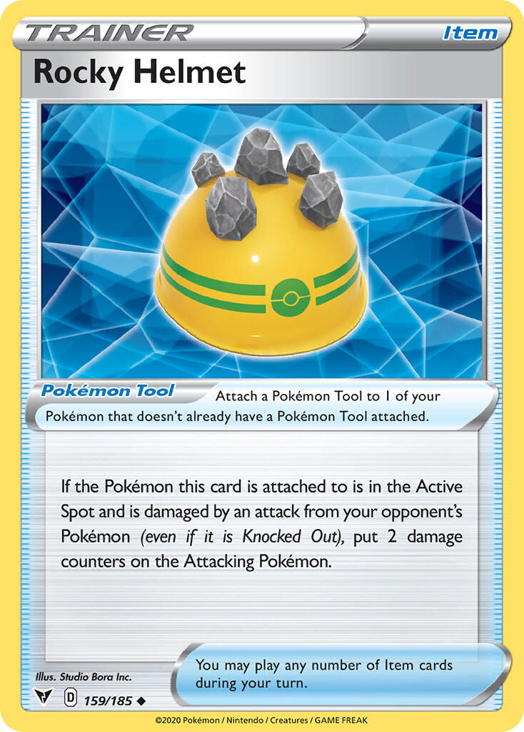 Rocky Helmet - 159/185 - Pokémon TCG - Near Mint - EN