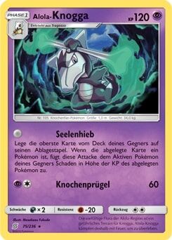 alola-knogga-pok-mon-tcg Alola-Knogga 075/236 - Pokémon TCG