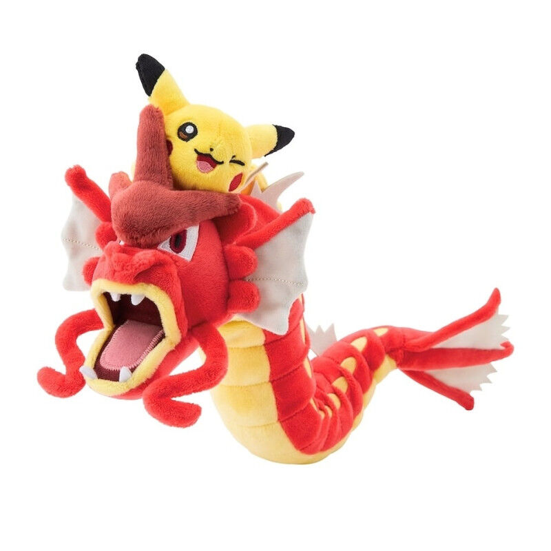 Plush Red Gyarados & Pikachu Pokémon Center Hiroshima