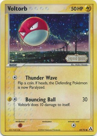 Voltorb - 68/92 - Reverse Holo - EN Voltorb - 68/92 - Reverse Holo - EN