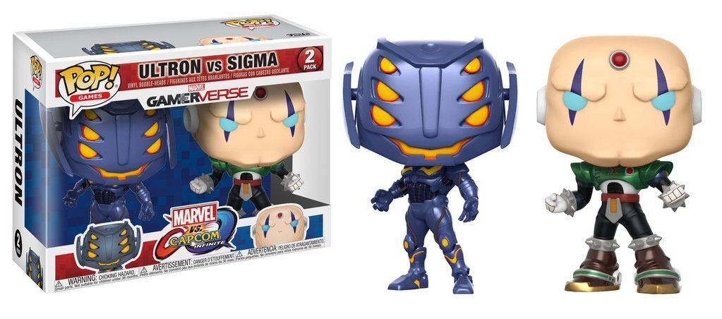 Marvel vs. Capcom Infinite POP! Games Vinyl Figuren 2er-Pack Ultron vs. Sigma 9 cm