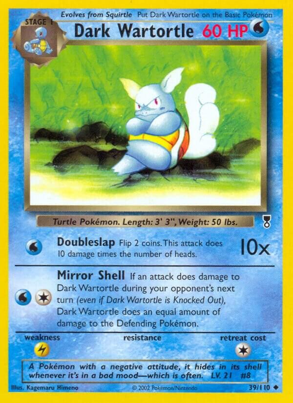 Dark Wartortle - 39/110 - EN