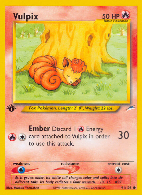 Vulpix - 91/113 - 1st Edition - EN Vulpix - 91/113 - 1st Edition - EN