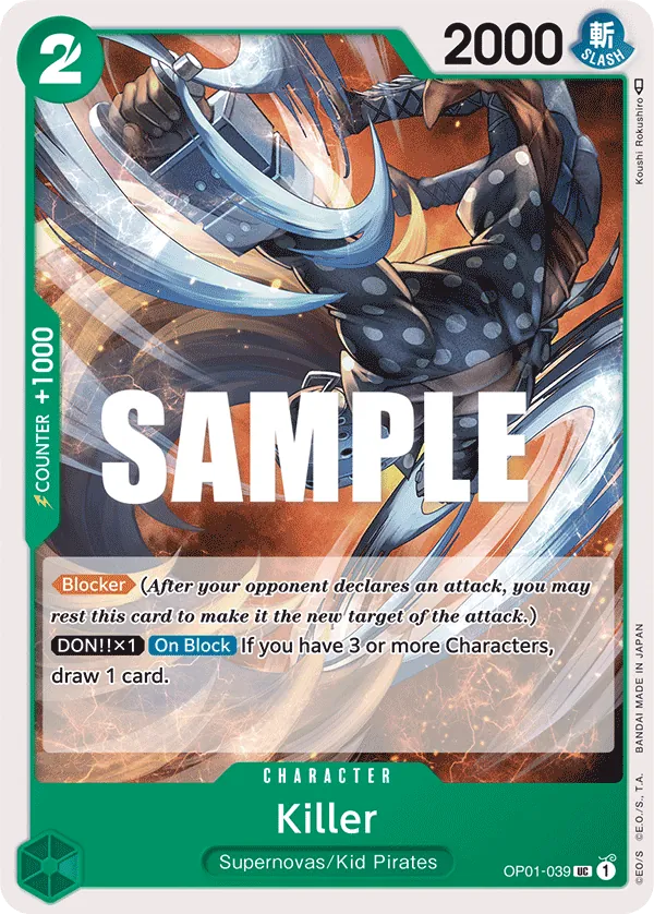 Killer - OP01-039 Killer - OP01-039