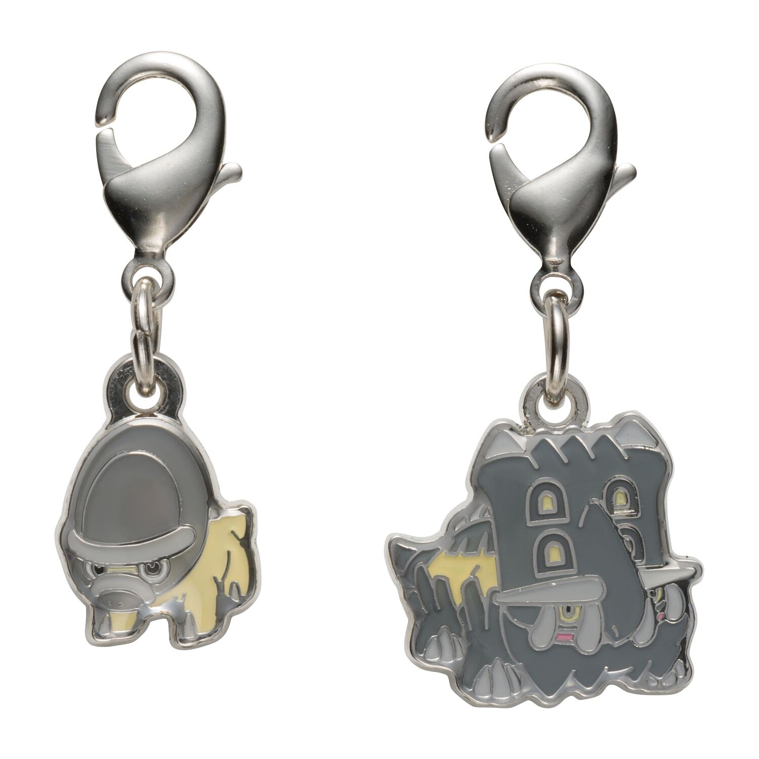 Pokemon Center - Shieldon, Bastiodon Schlüsselanhänger - 2 Stück