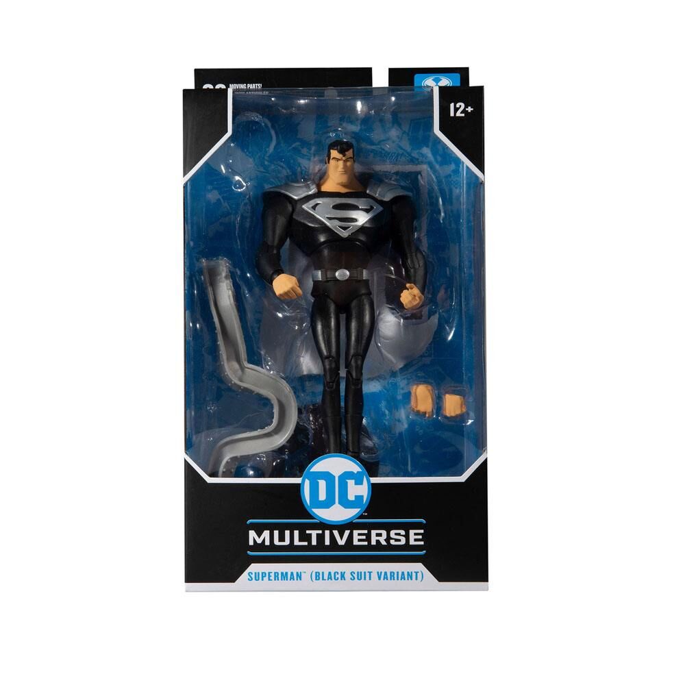 DC Multiverse Actionfigur Superman Black Suit Variant 18 cm