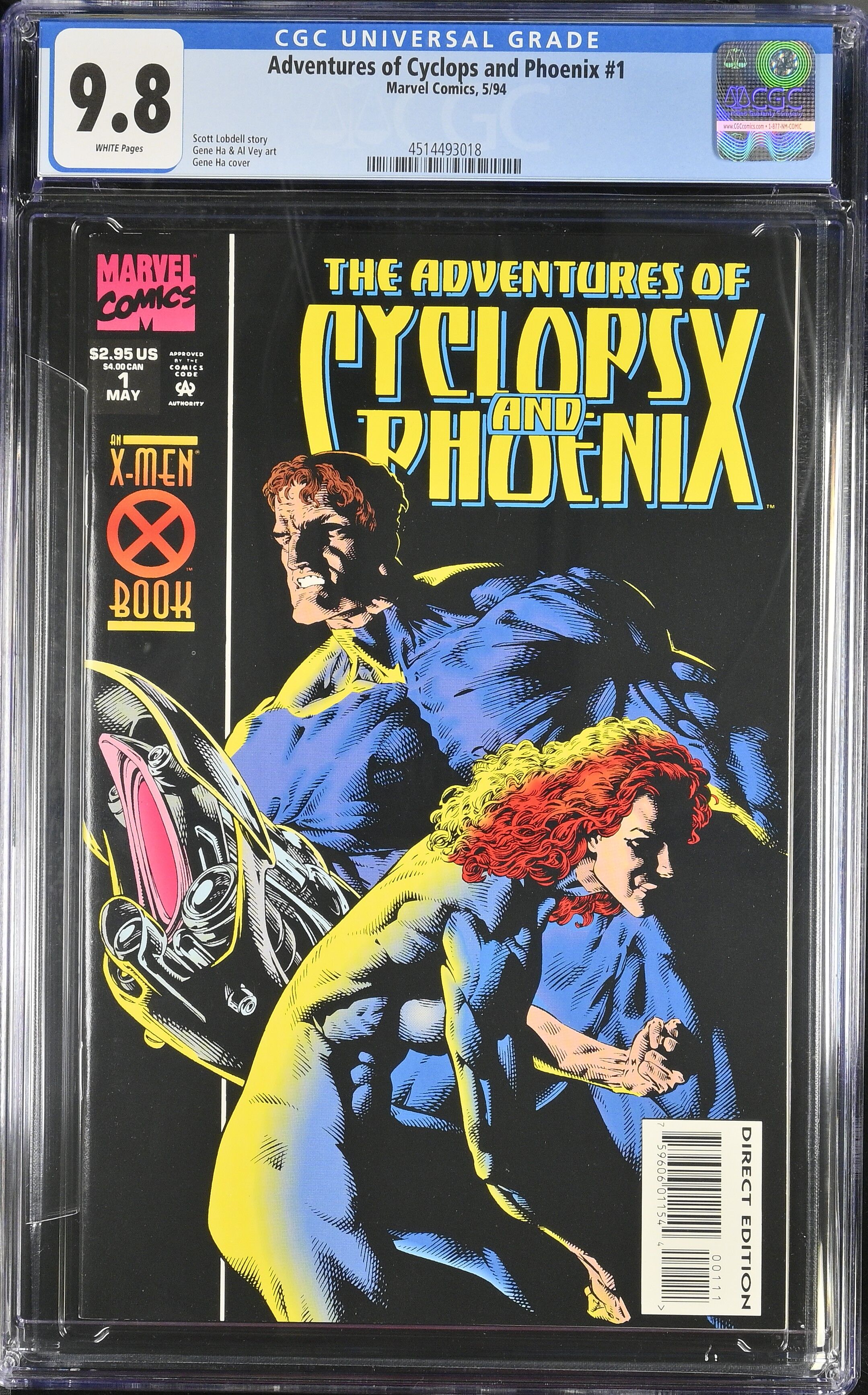 Adventures of Cyclops and Phoenix #1 CGC 9.8 Adventures of Cyclops and Phoenix #1 CGC 9.8