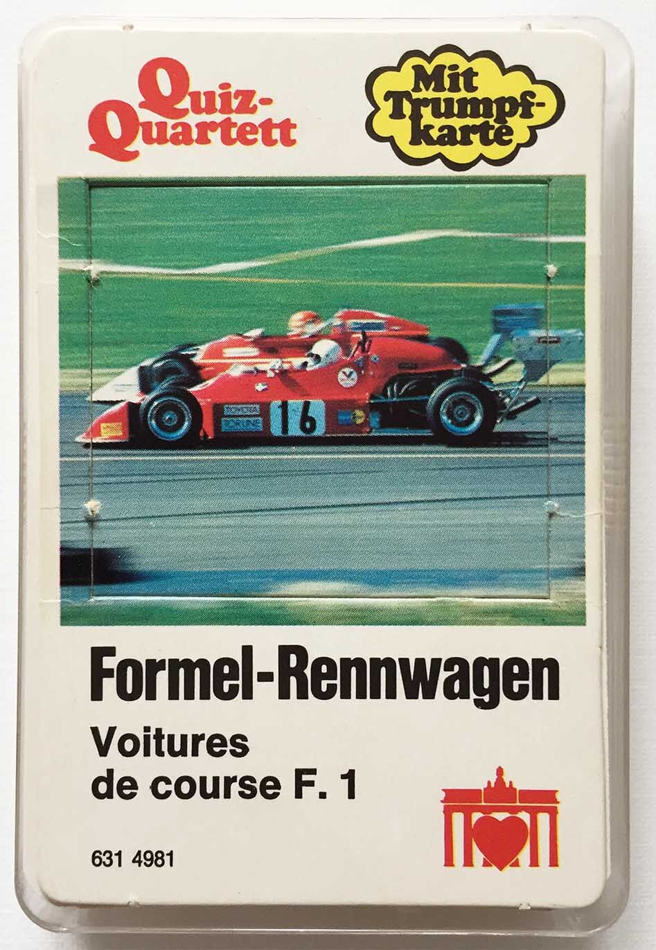 Formel-Rennwagen Quartett