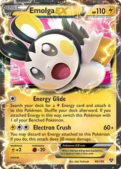 Emolga EX 46/146 - Pokémon TCG