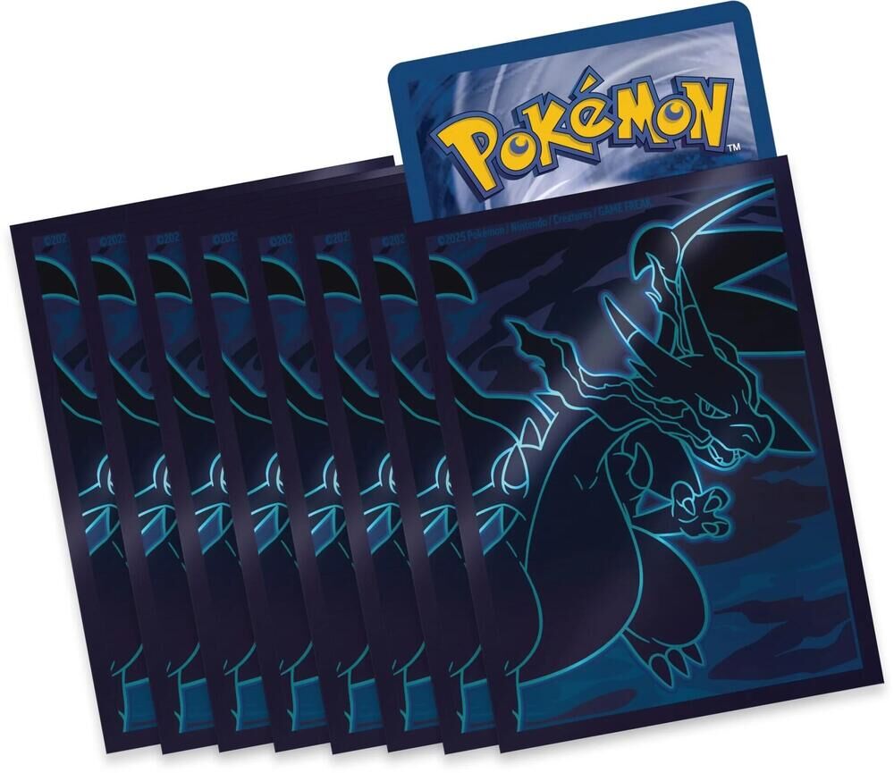Pokemon Phantasmal Flames Mega Charizard X Sleeves