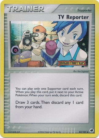 TV Reporter - 82/101 - Reverse Holo - EN