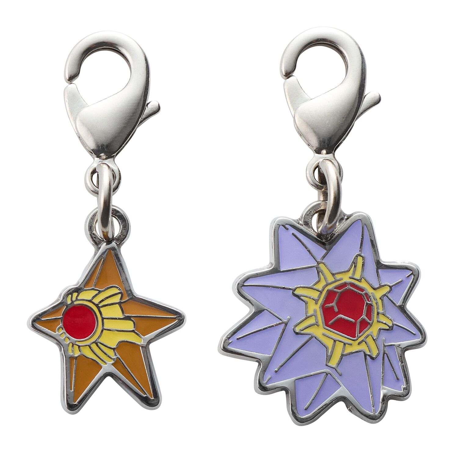 Pokemon Center - Starmie & Staryu Schlüsselanhänger - 2 Stück