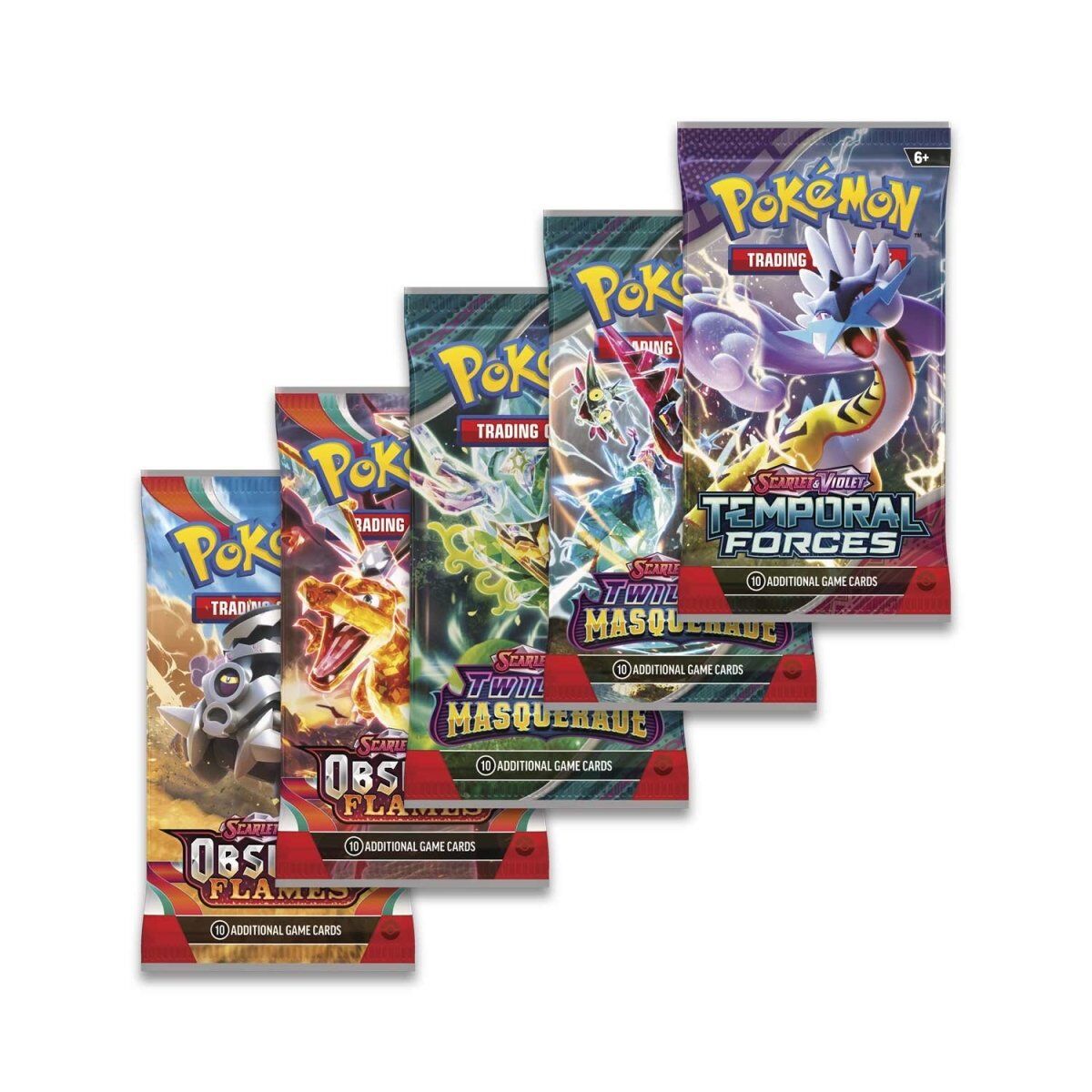 Pokémon TCG: Paradox Clash Walking Wake EX Tin (5 Pack Version) - EN