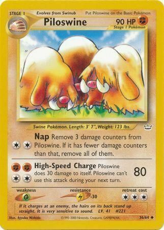 Piloswine - 36/66 - Unlimited - EN
