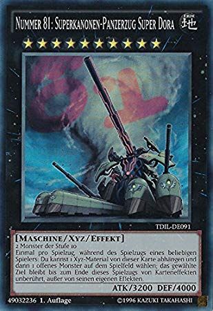 Nummer 81: Superkanonen-Panzerzug Super Dora - Yu-Gi-Oh!