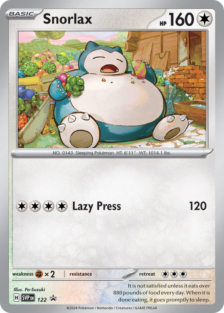 Snorlax - SVP122 - EN