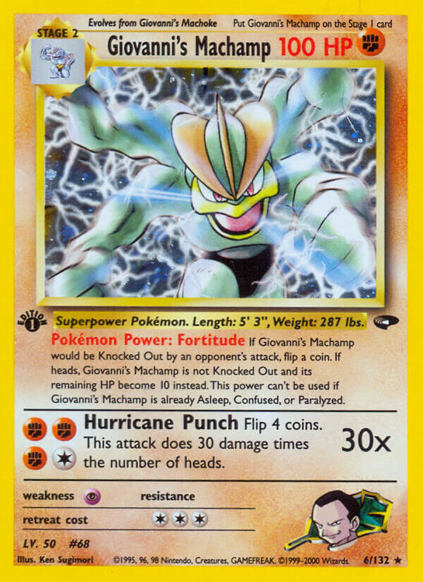 Giovanni’s Machamp - 6/132 - EN Giovanni’s Machamp - 6/132 - EN