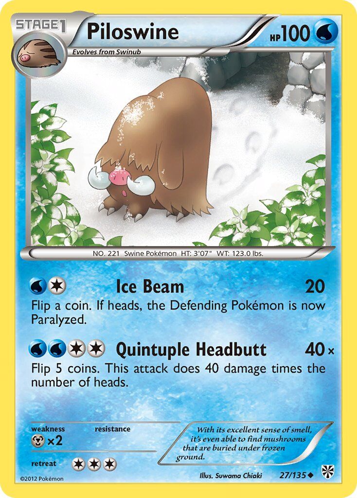Piloswine - 27/135 - EN Piloswine - 27/135 - EN