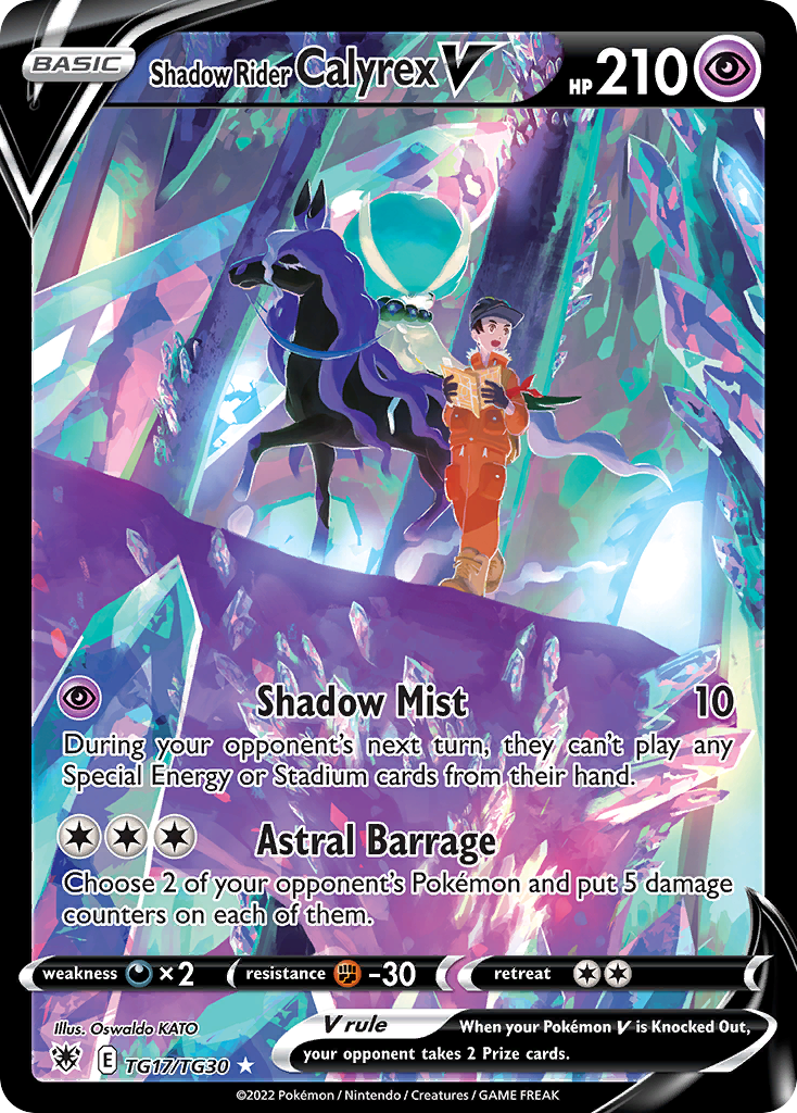 Shadow Rider Calyrex V - TG17/TG30 - EN Shadow Rider Calyrex V - TG17/TG30 - EN