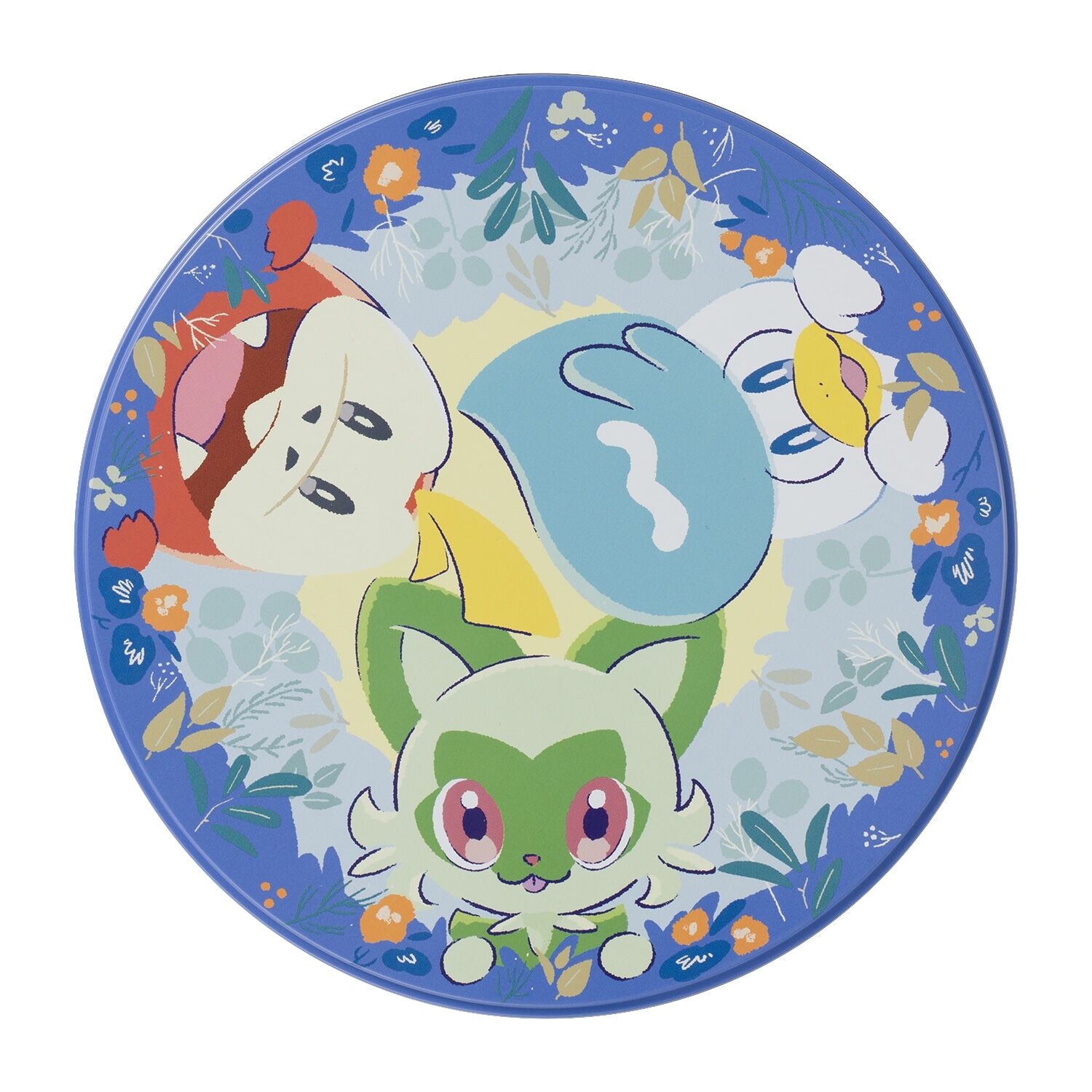 Pokemon Center Original Cookie Tin Sprigatito Fuecoco Quaxly