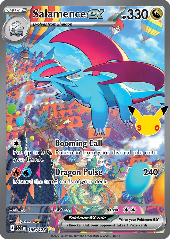 Salamence ex - 156/128 - EN Salamence ex - 156/128 - EN