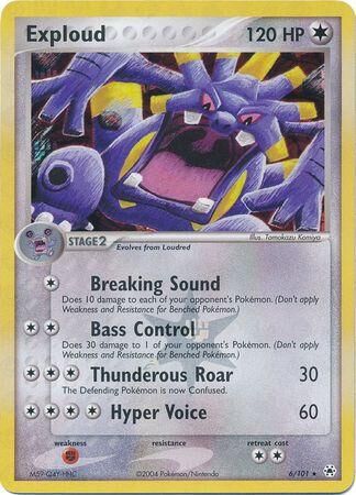 Exploud - 6/101 - Reverse Holo - EN Exploud - 6/101 - Reverse Holo - EN
