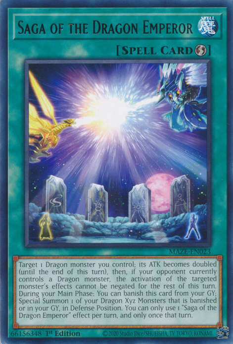 Sage vom Drachenkaiser - MAZE-023 - Rare - 1. Auflage Sage vom Drachenkaiser - MAZE-023 - Rare - 1. Auflage