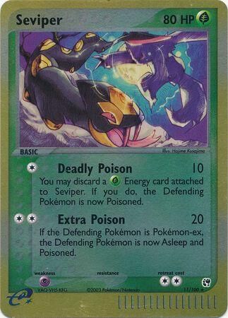 Seviper - 11/100 - Reverse Holo - EN