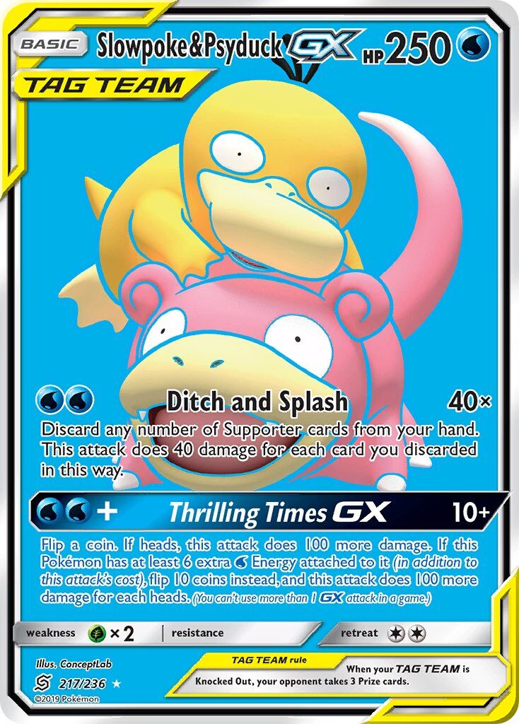 Slowpoke & Psyduck-GX - 217/236 - EN