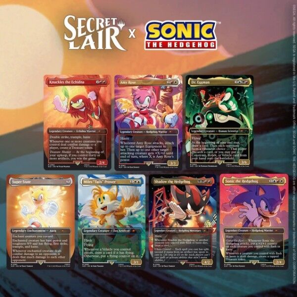 Secret Lair x Sonic: Friends & Foes - MTG - EN Secret Lair x Sonic: Friends & Foes - MTG - EN