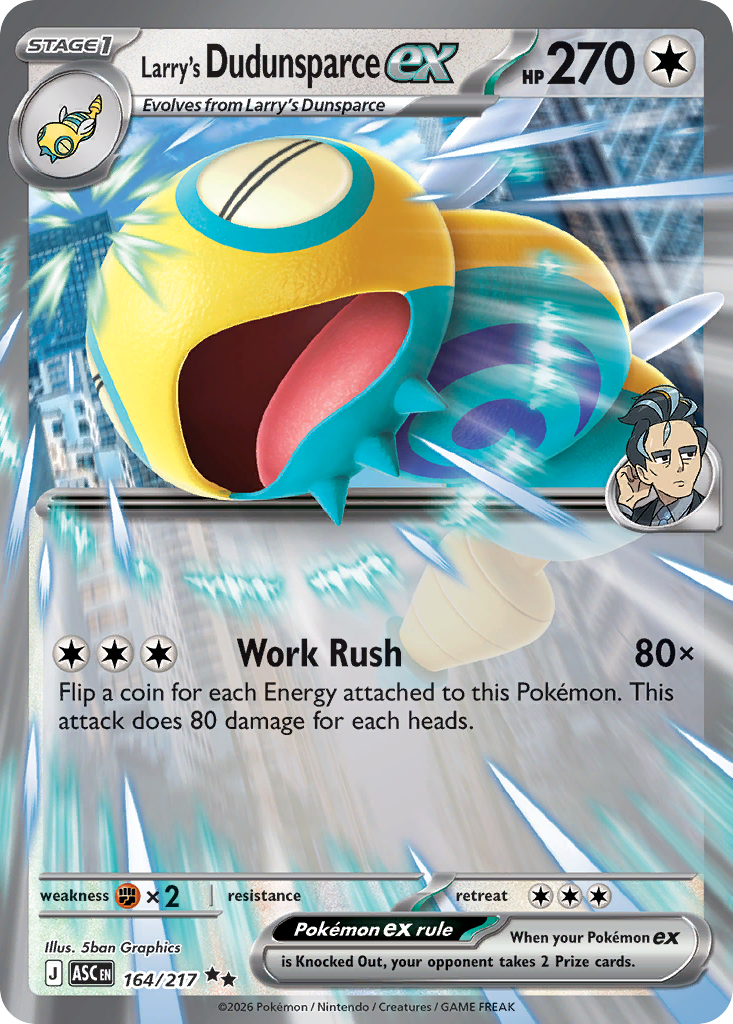 Larry’s Dudunsparce ex - 164/217 - EN