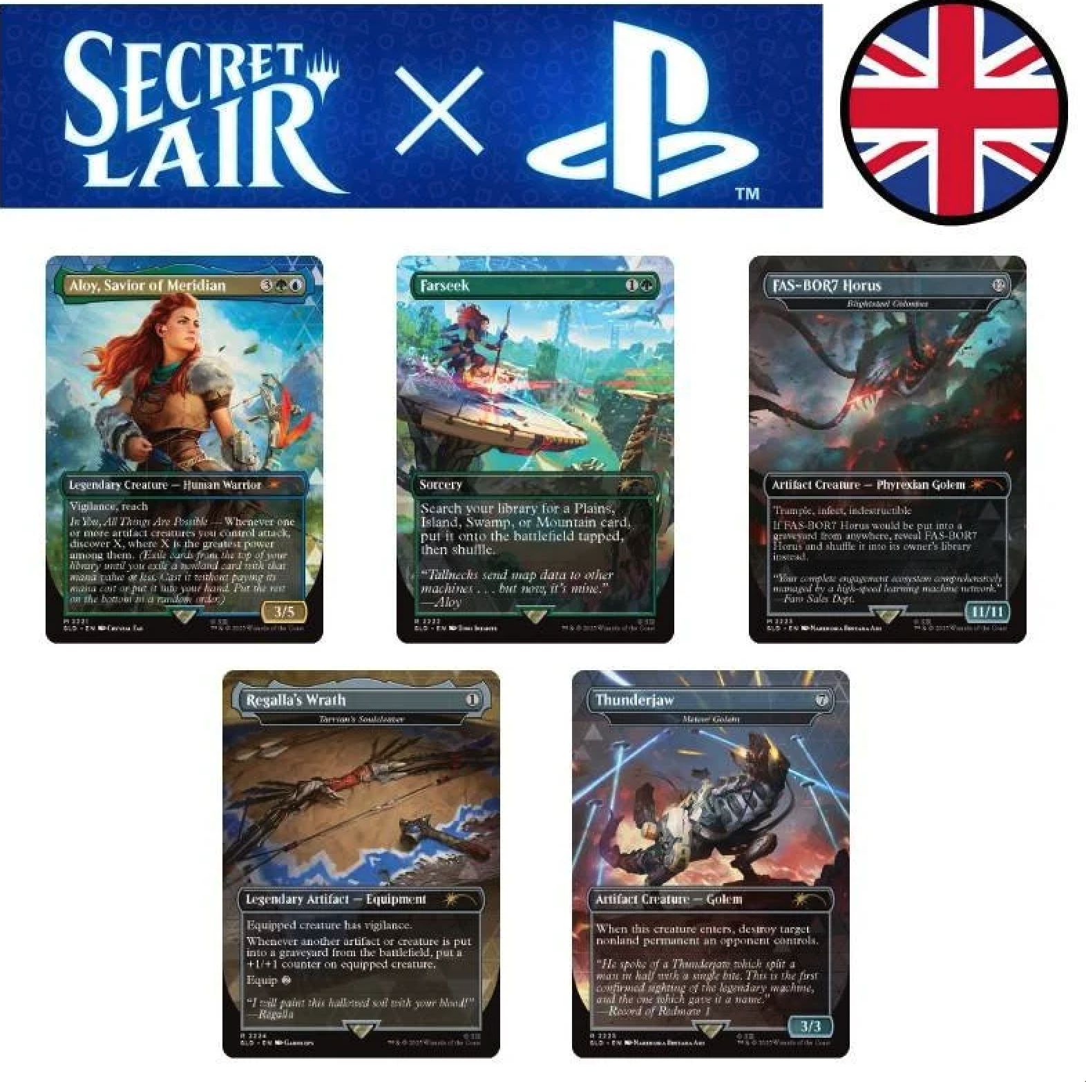 Secret Lair x Playstation - Horizon: Into the Forbidden West - Magic the Gathering - EN Secret Lair x Playstation - Horizon: Into the Forbidden West - Magic the Gathering - EN
