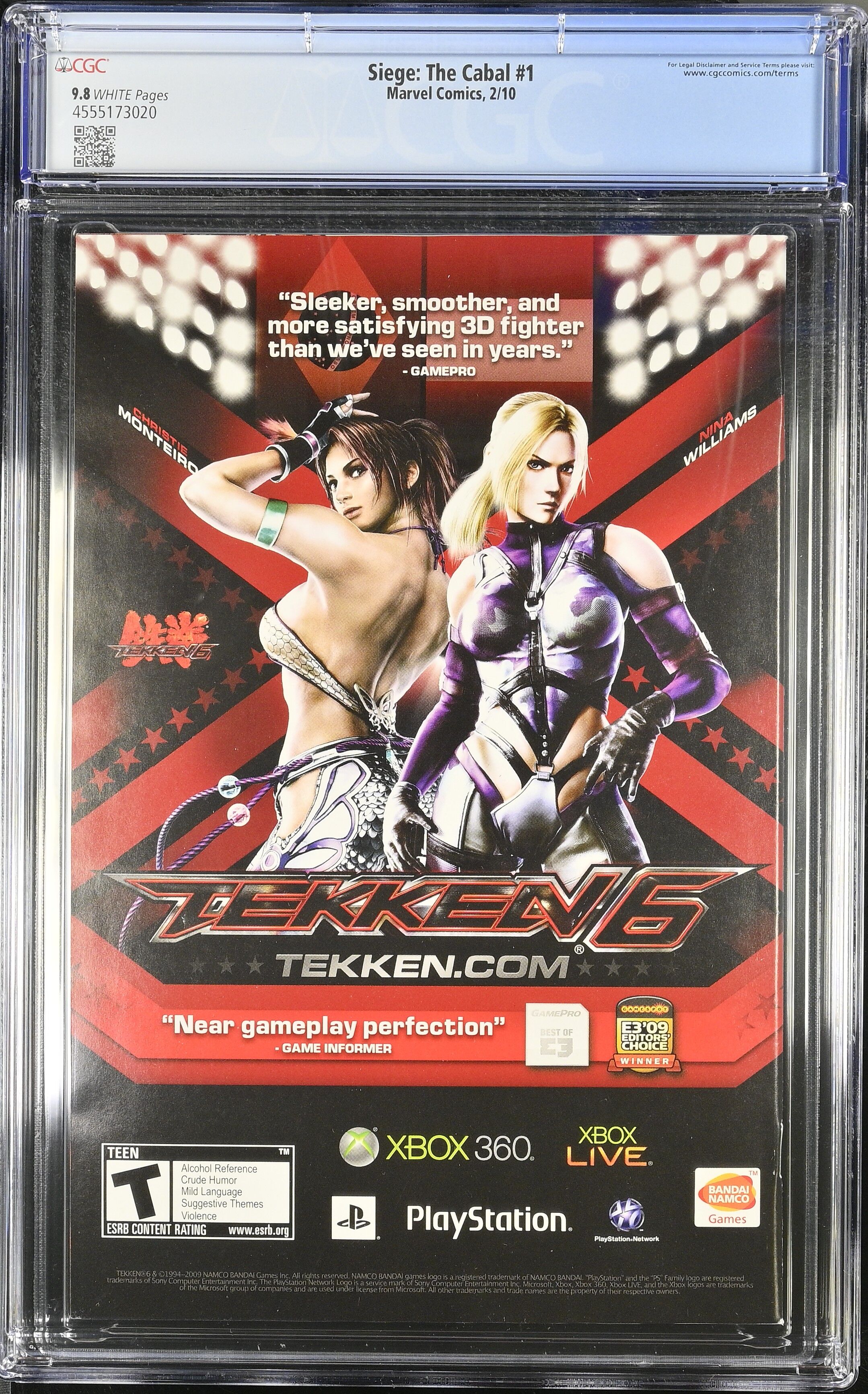 Siege The Cabal #1 CGC 9.8 Top Pop!