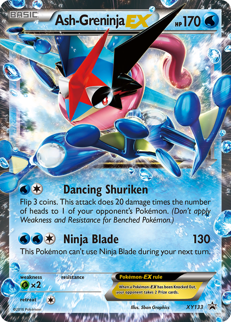 Ash-Greninja-EX - XY133 - EN