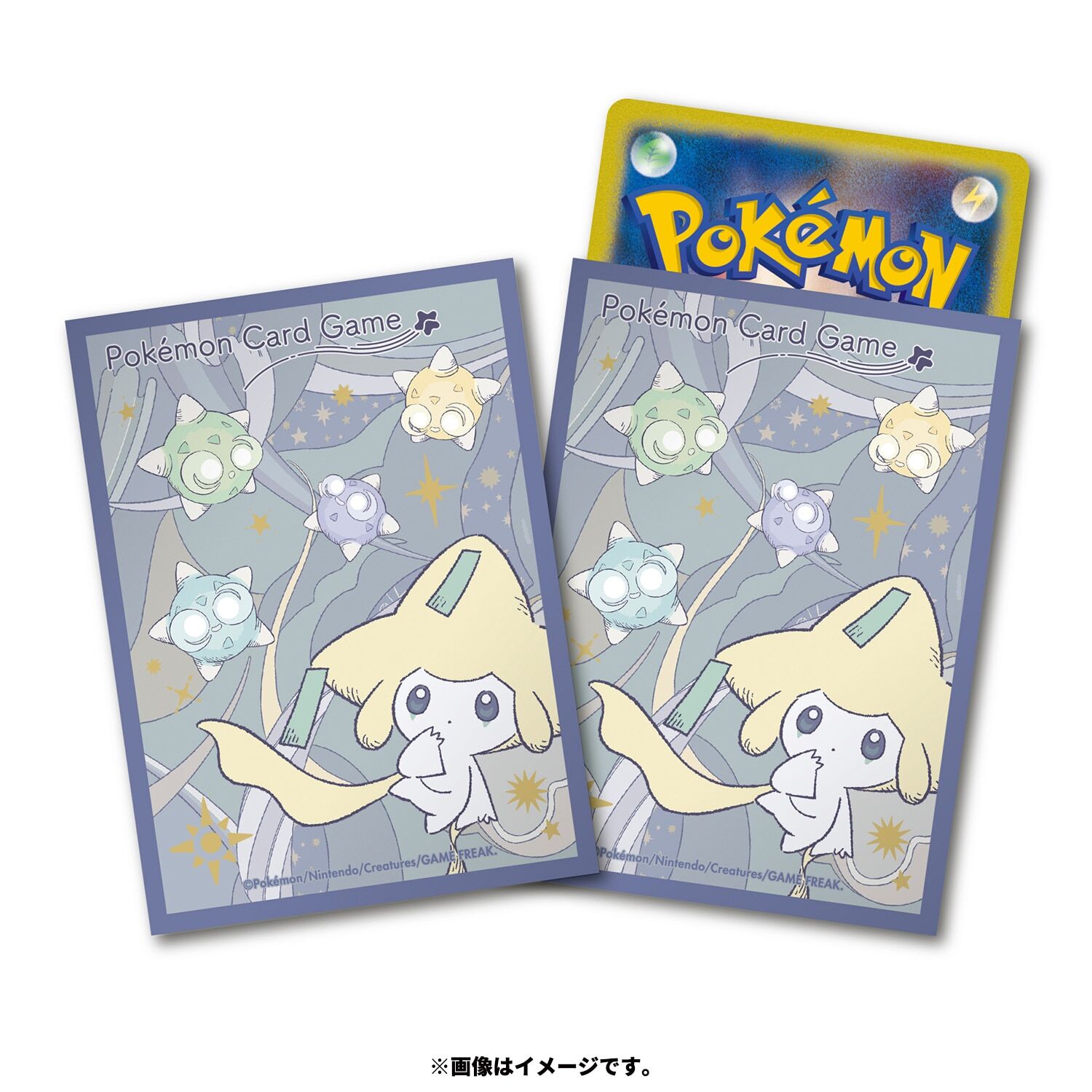 Pokemon Center Original Deck Sleeves Jirachi Star Connection Pokemon Center Original Deck Sleeves Jirachi Star Connection