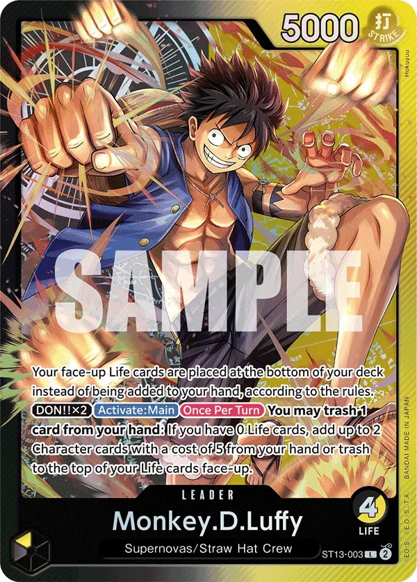 Monkey.D.Luffy - ST13-003 Monkey.D.Luffy - ST13-003