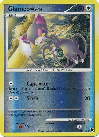 Glameow - 68/106 - Reverse Holo - EN Glameow - 68/106 - Reverse Holo - EN