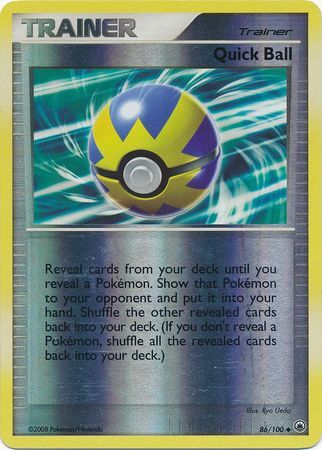 Quick Ball - 86/100 - Reverse Holo - EN Quick Ball - 86/100 - Reverse Holo - EN