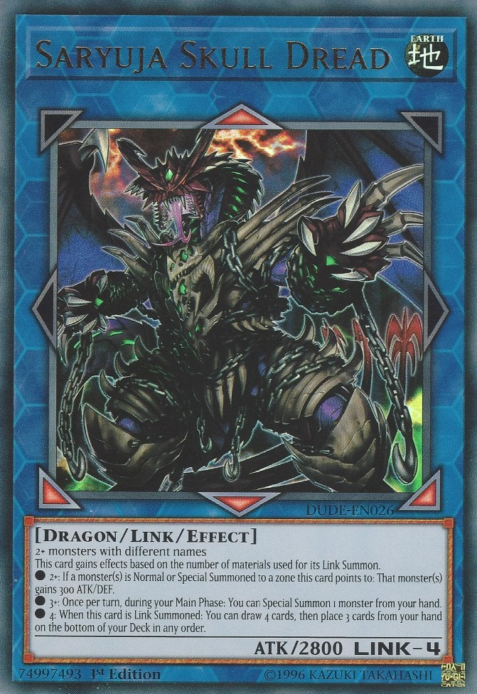 Saryuja-Schädelschrecken - DUDE-026 - Ultra Rare - 1. Auflage Saryuja-Schädelschrecken - DUDE-026 - Ultra Rare - 1. Auflage