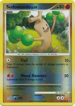 Sudowoodo - 48/100 - Reverse Holo - EN