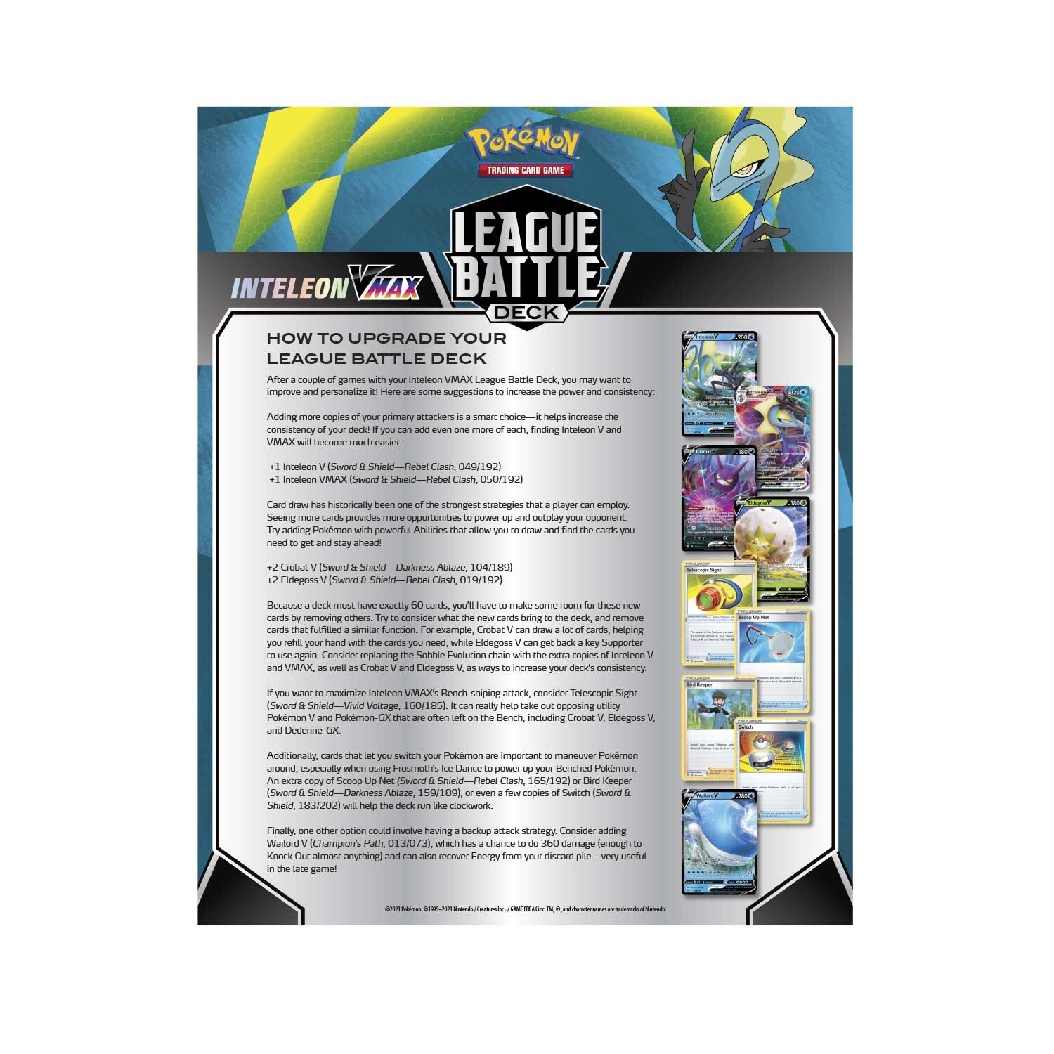 Pokémon League Battle Deck Inteleon VMAX - EN