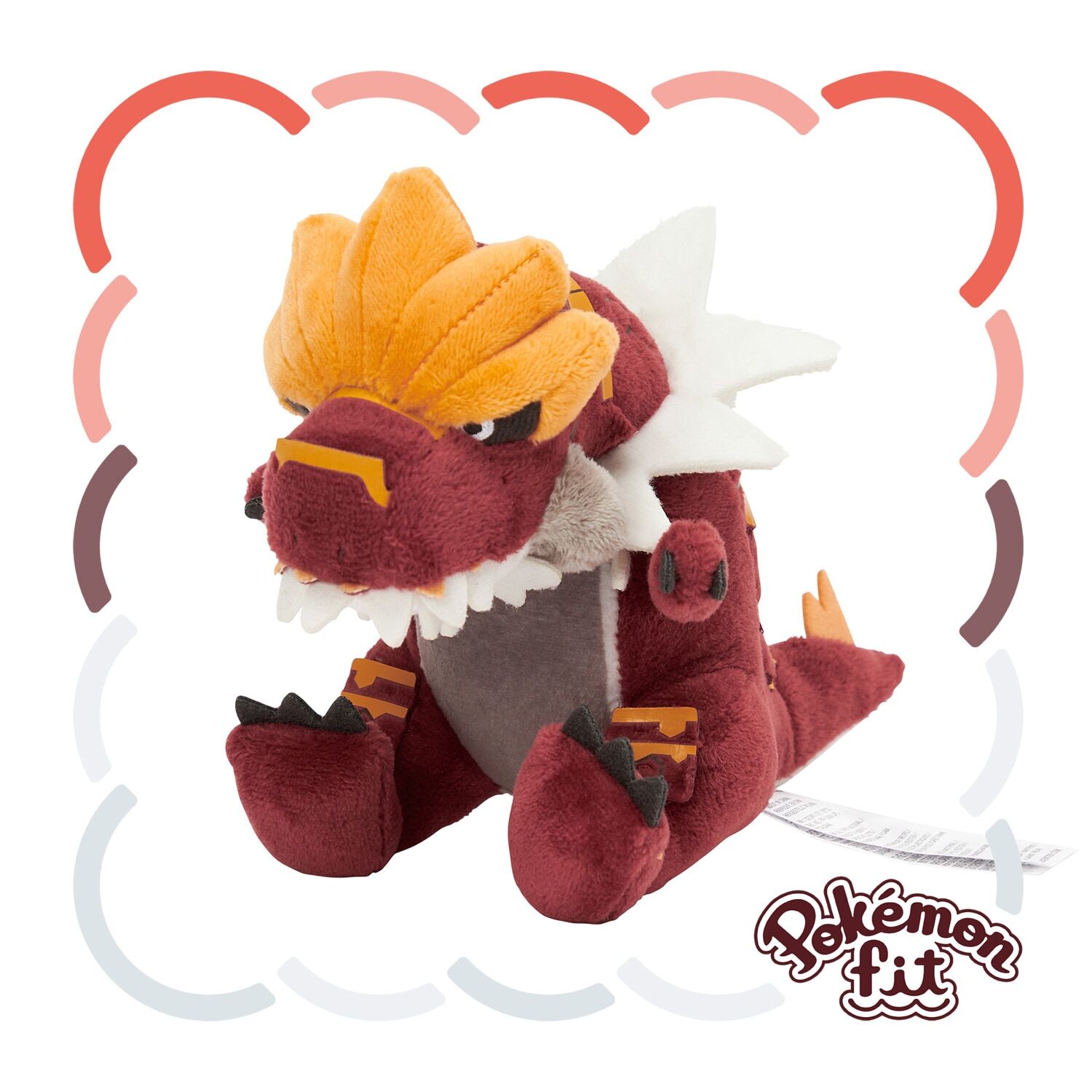 Tyrantrum Sitting Cuties Plush - 17 cm