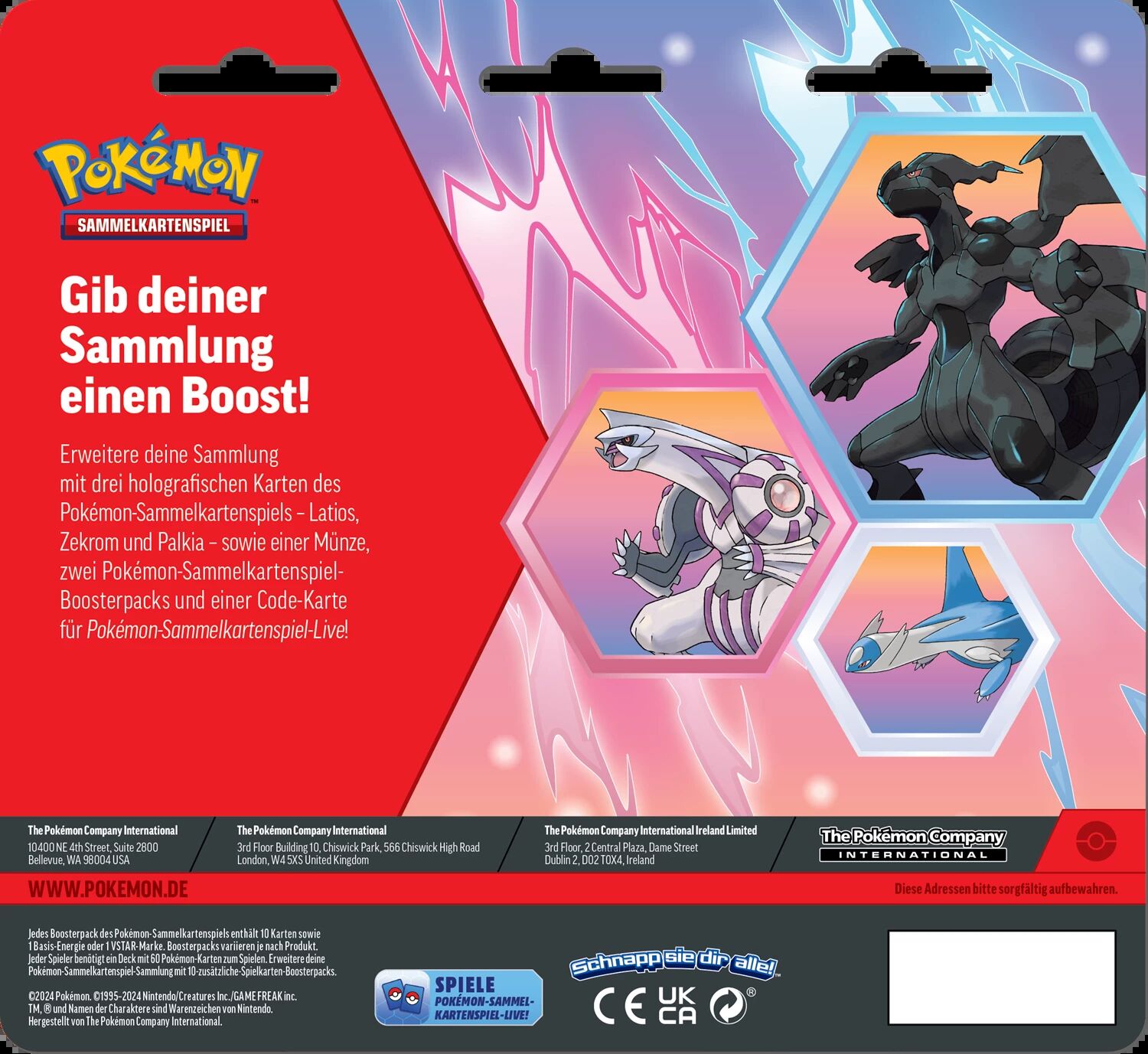 Pokémon TCG: Scarlet & Violet Enhanced 2-Pack Blister Latios & Palkia Zekrom Blisters - DE