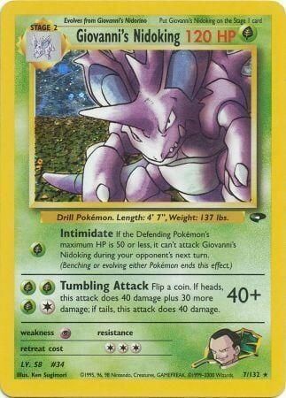 Giovanni’s Nidoking - 7/132 - Unlimited - EN