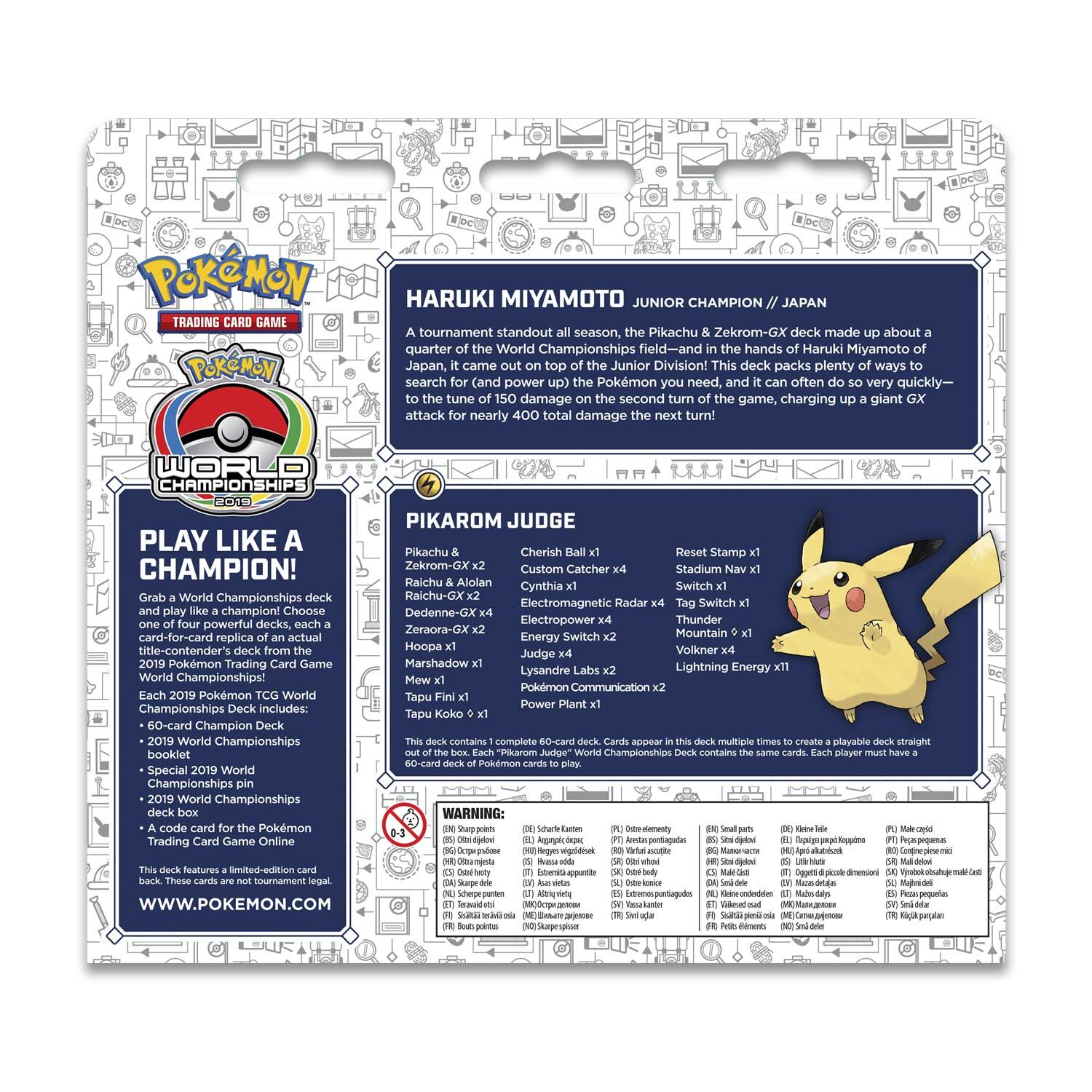 Pokémon World Championships Deck 2019 Haruki Miyamoto - EN